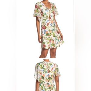 NWT Tash & Sophie white Floral dress